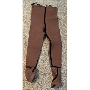 Vintage Orvis Neoprene Stockingfoot Chest Waders‎ Brown Men's Large Long